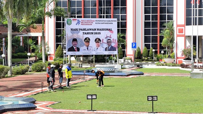 Lapangan Gateball di Halaman Kantor Bupati Kukar