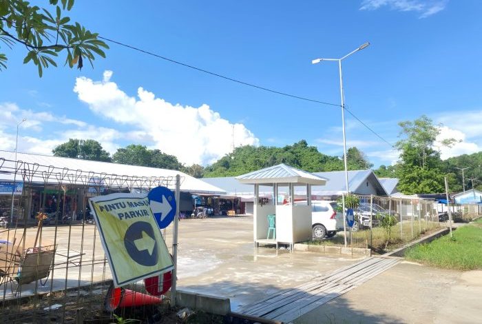 Lapangan Pemuda Saat Ini Menjadi Relokasi Pasar Tangga Arung Sementara