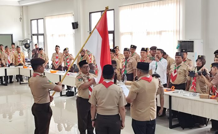 Pengukuhan Aji Ali Husni sebagai Ketua Kwarcab Pramuka Kukar