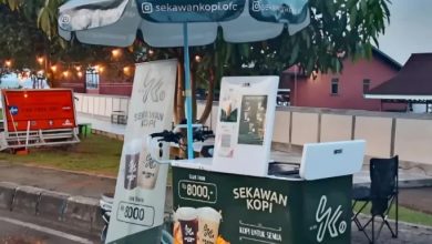 Salah satu kopi keliling di Tenggarong, Kabupaten Kutai Kartanegara