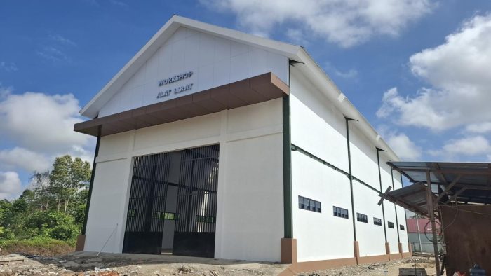 Balai Latihan Kerja (BLK) yang dibangun di Jalan Poros Limunjan Kecamatan Sambaliung.