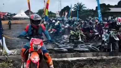 Peserta Event Blukar di Kecamatan Kembang Janggut.