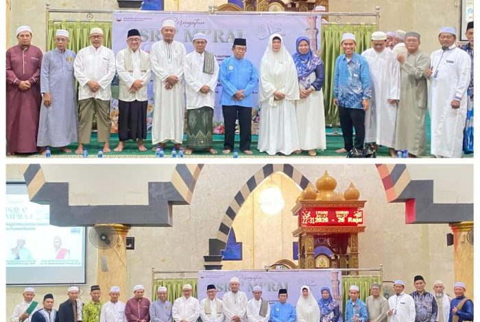 Ketua Fraksi Partai Keadilan Sejahtera (F-PKS) DPRD Kota Samarinda Arif Kurniawan,SP.MM menghadiri Peringatan Israj Miraj di Masjid Jami Ar Rasyidin, Sungai Kunjang.
