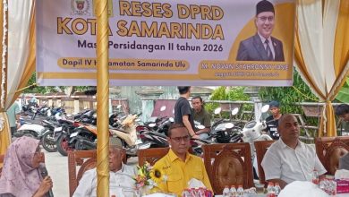 Anggota DPRD Samarinda dari Fraksi Golkar Novan Syahronny Pasie saat menggelar reses di wilayah Wijaya Kusuma, Samarinda Ulu.