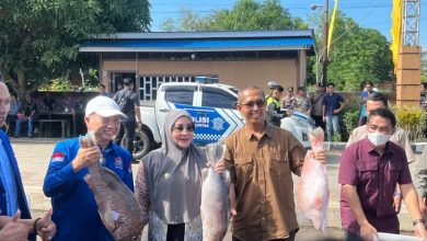 Bupati Berau Sri Juniarsih Mas terus mendorong Program Gerakan Ikan Murah.