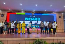 Wakil Bupati Berau Gamalis resmi membuka Berau Job Fair 2026 di SM Tower and Convention, Rabu (29/7/2026).