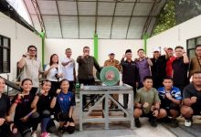 Ketua KONI Kalimantan Timur, H. Anderiy Syachrum meninjau kondisi SKOI Kaltim di Kompleks Gelanggang Olahraga (GOR) Utama Palaran, Samarinda, Selasa (21/7/2026).