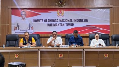 Komite Olahraga Nasional Indonesia (KONI) Kalimantan Timur menggelar Forum Diskusi di Gedung KONI Kaltim, Jalan Kesuma Bangsa, Rabu (22/7/2026).