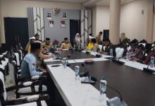 Wakil Bupati Berau Gamalis menghadiri rapat koordinasi persiapan Rakorda FKUB di Kabupaten Berau, Selasa (4/8/2026).