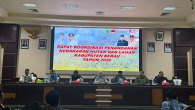Rapat Koordinasi Penanganan Karhutla bersama Forkopimda dan perusahaan, Rabu (19/8/2026).
