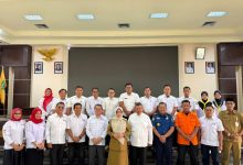 Bupati Berau Sri Juniarsih Mas menghadiri Pelantikan Palang Merah Indonesia (PMI) Kabupaten Berau, Senin (24/8/2026).