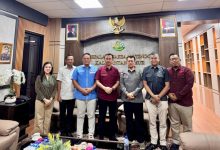 Pengurus KONI Kaltim melakukan kunjungan ke Kantor Kejati Kaltim, Rabu (5/8/2026).