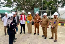 : Wakil Bupati Berau Gamalis meninjau Depot Pertamina Jober di Kecamatan Gunung Tabur, Senin (31/8/2026).