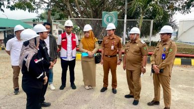 : Wakil Bupati Berau Gamalis meninjau Depot Pertamina Jober di Kecamatan Gunung Tabur, Senin (31/8/2026).