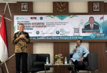 Wakil Ketua KPK, Ibnu Basuki Widodo menghadiri Kuliah Umum Penguatan Integritas Pendidikan Antikorupsi di Poltekkes Kementerian Kesehatan Kalimantan Timur, Senin (21/9/2026).