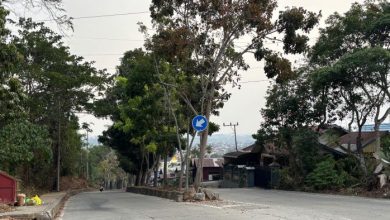 Lampu Penerangan Jalan Umum di Jalan Ahmad Dahlan, Kecamatan Tenggarong, Kabupaten Kutai Kartanegara.