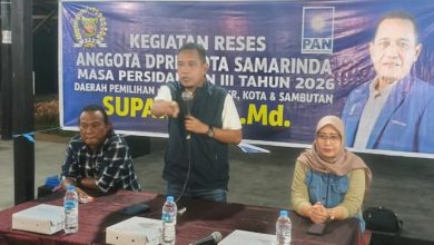 Anggota DPRD Samarinda dari Fraksi PAN, Suparno menggelar reses di Giazima Cafe&Resto, Minggu (4/10/2026) malam.