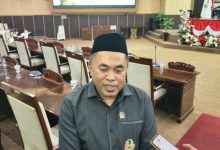 Ketua DPRD Kukar, Ahmad Yani usai Rapat Paripurna di Ruang Sidang Utama DPRD Kukar, Senin (5/10/2026).