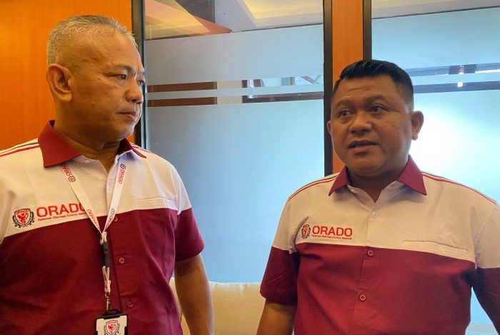 Ketua Pengprov Orado Kaltim, Muhammad Awaluddin (kanan) dan Sekretaris Umum Orado Kaltim, Muhammad Nur Halil (kiri).