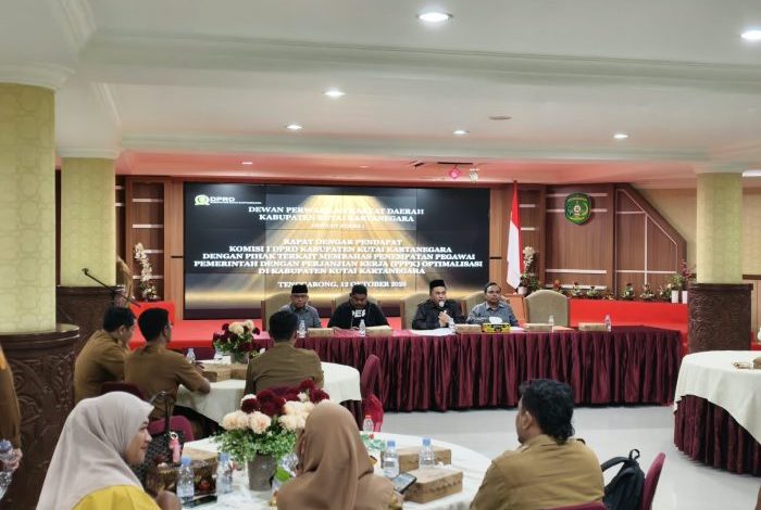 : Rapat Dengar Pendapat (RDP) Penempatan PPPK Optimalisasi di Ruang Sergabuna DPRD Kukar, Senin (12/10/2026).