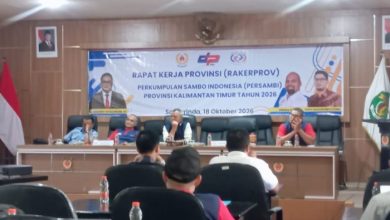 Rapat Kerja Provinsi (Rakerprov) PERSAMBI Kaltim 2026 di Ruang Rapat Komite Olahraga Nasional Indonesia (KONI) Kaltim, Minggu (18/10/2026).